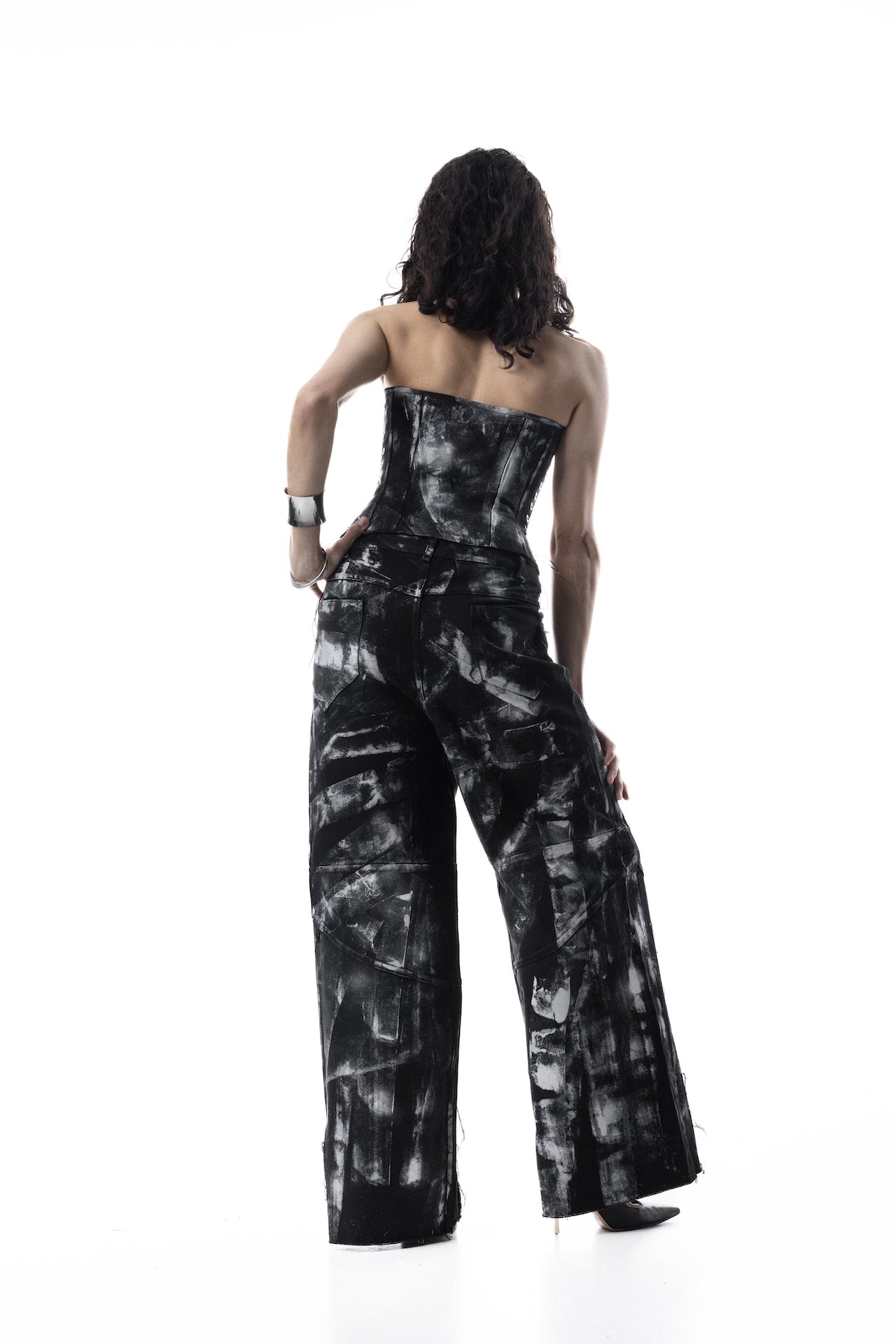 Chrome Skin Corset lacé